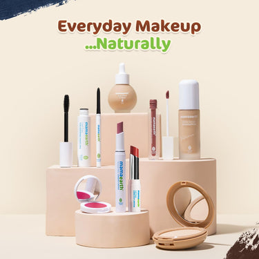 Mamaearth Pack Of 2 Charcoal Black Glossy Long Stay Kajal Pencil With Vitamin C & Chamomile For 11-Hour Smudge-Free Stay | 11-Hour Long Stay | Smudge-Proof | Waterproof